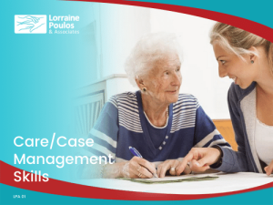 Case/Care Management Skills @ Online Webinar