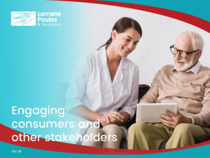 Engaging consumers and other stakeholders @ Online Webinar