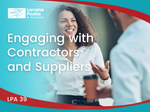 Engaging with Contractors/Suppliers @ Online Webinar