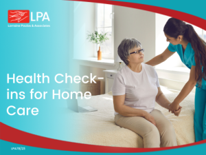 Health Check-Ins for Home Care @ Online Webinar