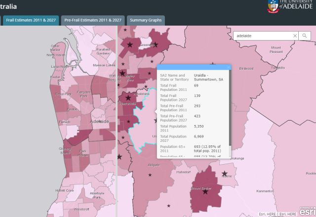 First-of-its-kind frailty map aims to inform healthy ageing services