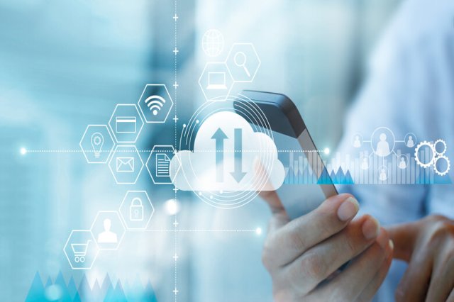 technology digital cloud