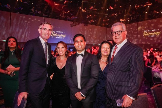 01.03.22 PHD Premier Dominic Perrottet MP, Vanessa, Raj, Mrs Nour, John Nour